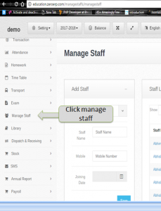 manage staff