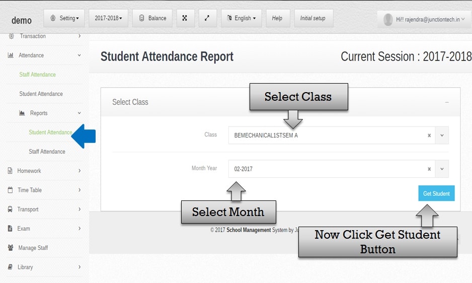 attendance management software student class attendance