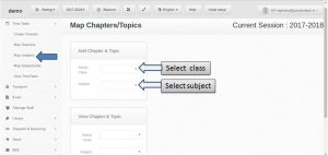 add map chapter & topic