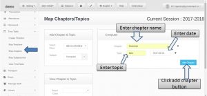 map chapter & topic