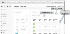 manage account