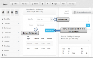 student fee payment