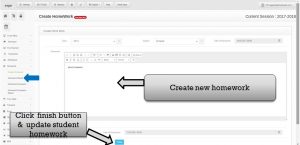homework updat entry
