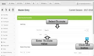 Transportation management system software route add