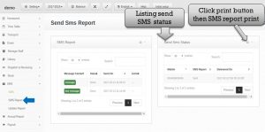 listing sms status