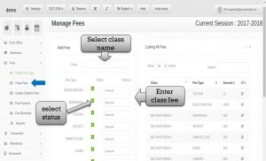 class fees