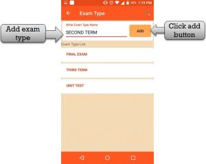 enter exam type