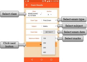 exam setup