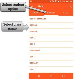 select student