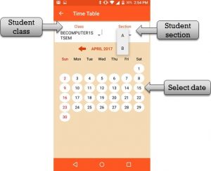 time table